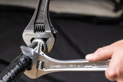 CHANNELLOCK 12" Wide Adjustable Wrench, Black Phosphate