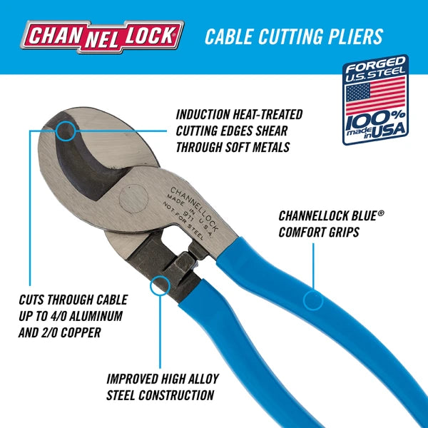 CHANNELLOCK 9.5" Cable Cutter
