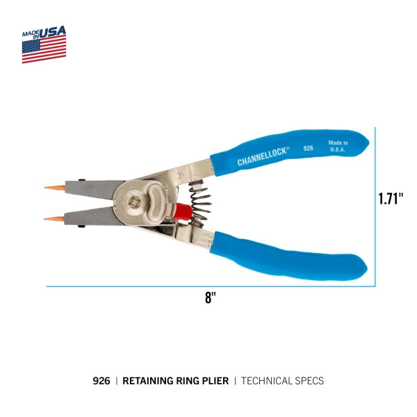 CHANNELLOCK 6" Retaining Ring Pliers