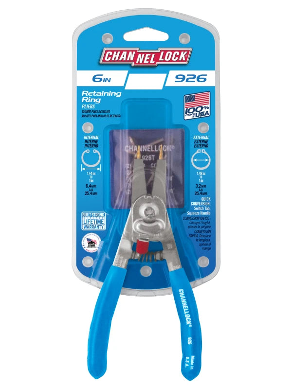 CHANNELLOCK 6" Retaining Ring Pliers