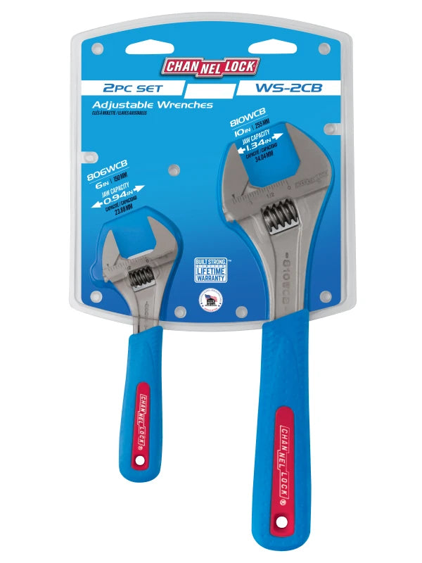 CHANNELLOCK 2 Pc CODE BLUE Wrench Set