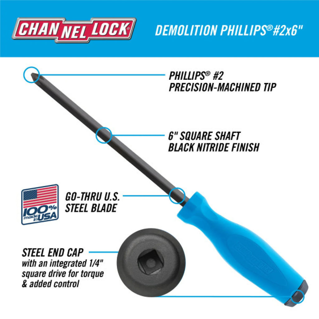 CHANNELLOCK 2 Pc Demolition Driver Set