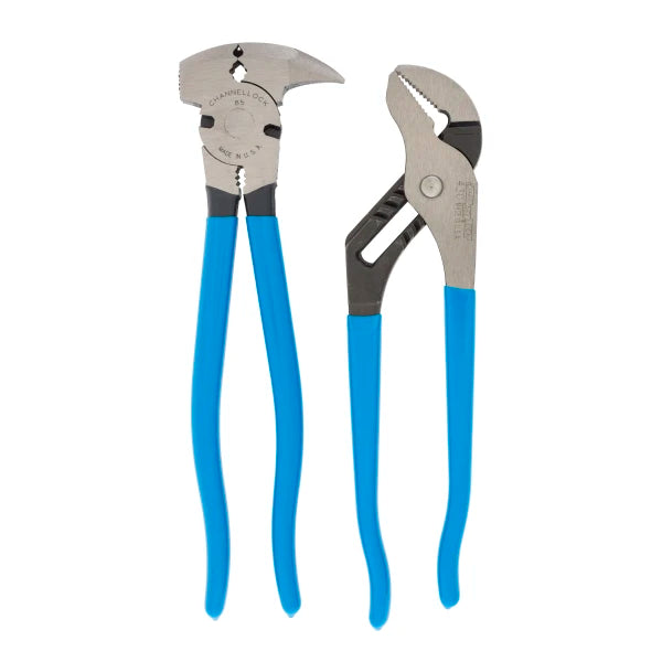 CHANNELLOCK 2 Pc Fence Tool & Tongue & Groove Pliers Set