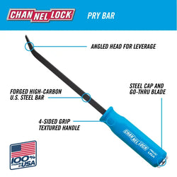 CHANNELLOCK 31-inch Pry Bar, 1/2" x 24"