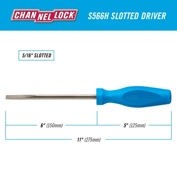 CHANNELLOCK Slotted 5/16" x 6"