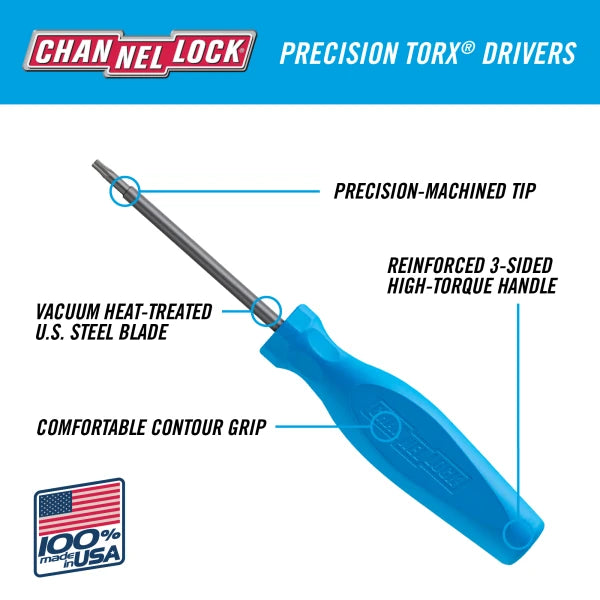 CHANNELLOCK TORX T6 X 2"