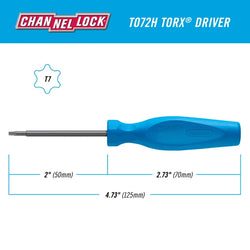 CHANNELLOCK TORX T7 X 2"