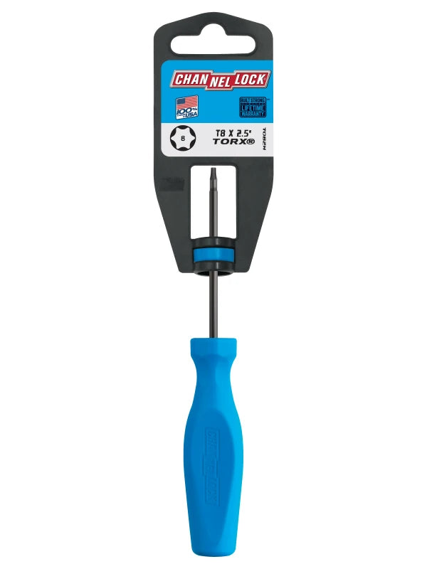 CHANNELLOCK TORX T8 X 2.5"
