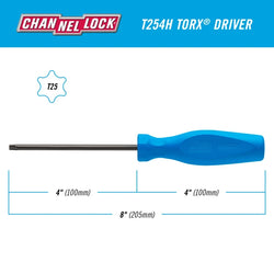 CHANNELLOCK TORX T25 X 4"