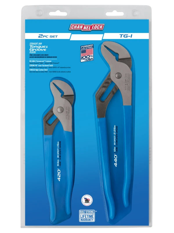 CHANNELLOCK 2pc Tongue & Groove Set