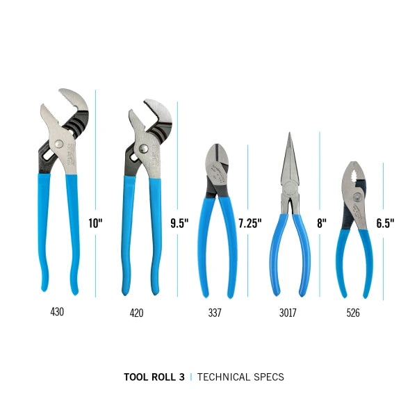 CHANNELLOCK 5pc Professional Pliers Set
