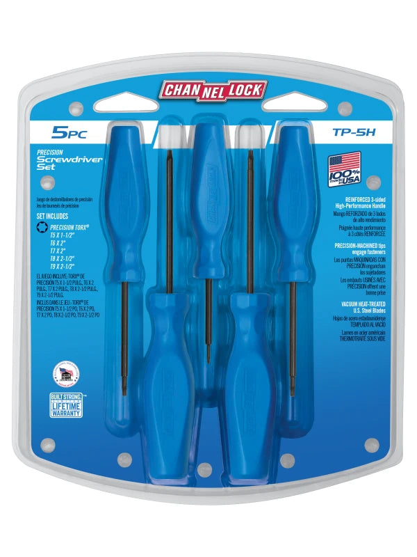 CHANNELLOCK 5 Pc Precision TORX Driver Set
