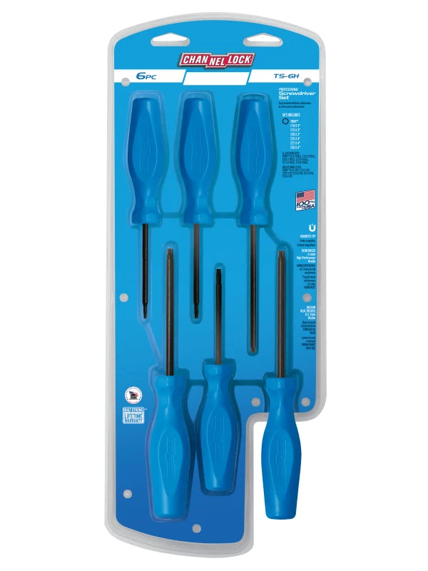 CHANNELLOCK 6 Pc Standard TORX Driver Set