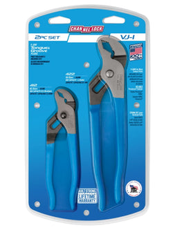 CHANNELLOCK 2 Pc V-Jaw Tongue & Groove Pliers Set