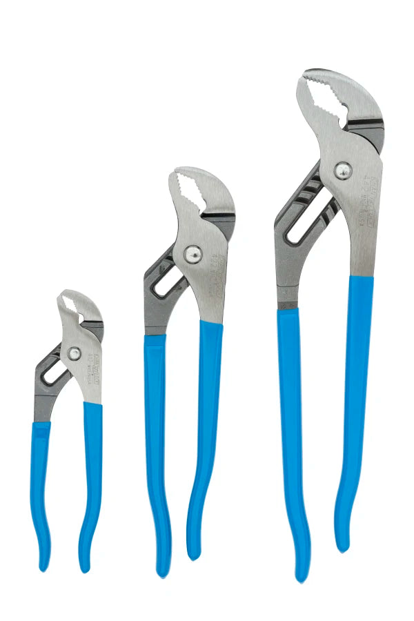 CHANNELLOCK 3 Pc V-Jaw Tongue & Groove Pliers Set