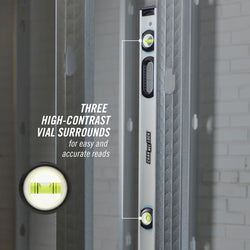CHANNELLOCK 48" Professional Grade I-beam Magnetic Level