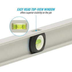 CHANNELLOCK 72" Professional Grade I-beam Level