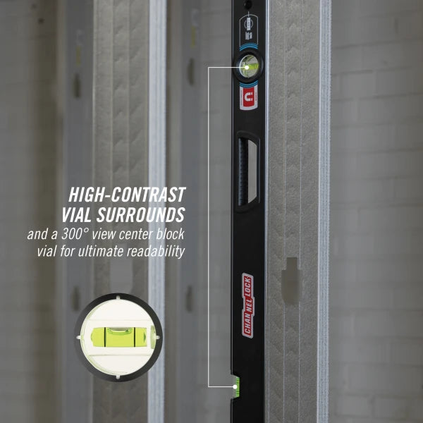 CHANNELLOCK 48" Professional Grade Box Level Magnetic