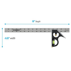 CHANNELLOCK 16" Combination Square