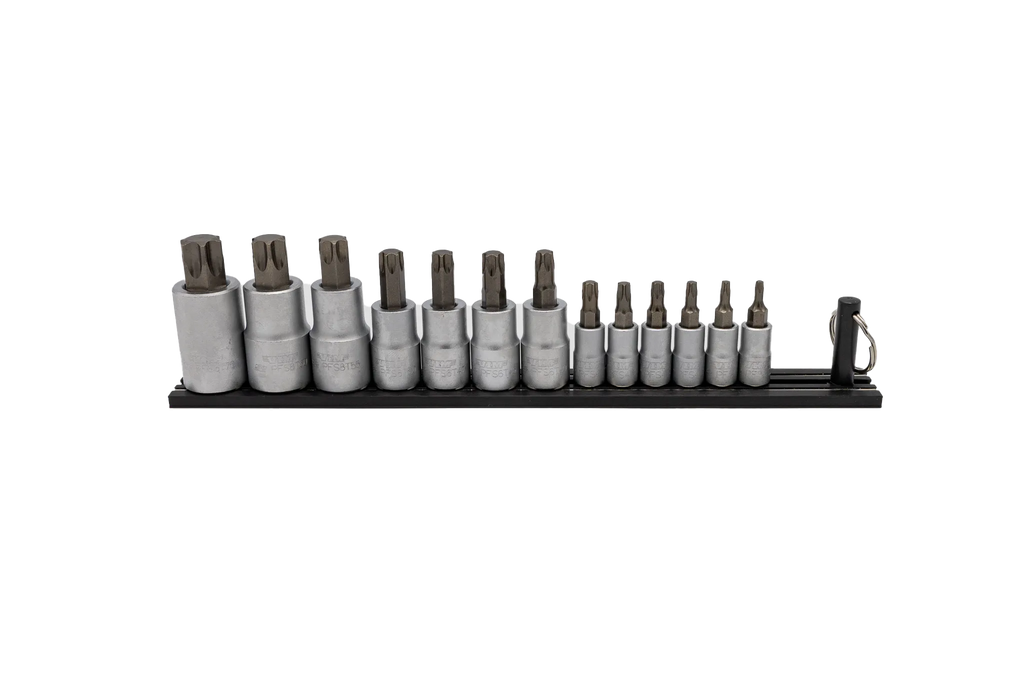 Elite 13pc. Torx Set, T10 Thru T70, package on a Black Magrail