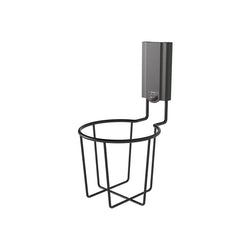 Black Single Cup Holder Magnetic Basket