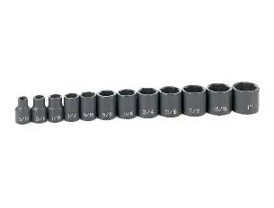 Grey Pneumatic 1213 12-Piece 3/8" Drive SAE Socket Set