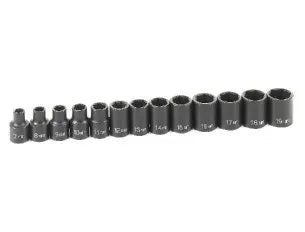 Grey Pneumatic 1213M 13-Piece 3/8" Drive Metric Socket Set