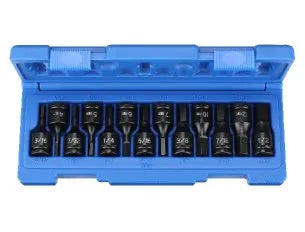 Grey Pneumatic 1298HC 13-Piece 3/8" Drive SAE & Metric Hex Driver Bit Socket Set