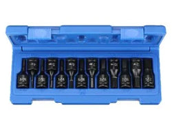 Grey Pneumatic 1298HC 13-Piece 3/8" Drive SAE & Metric Hex Driver Bit Socket Set