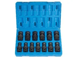 Grey Pneumatic 1313UM 13-Piece 1/2" Drive Metric Universal Impact Socket Set