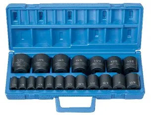 Grey Pneumatic 1319 19-Piece 1/2" Drive SAE Socket Set