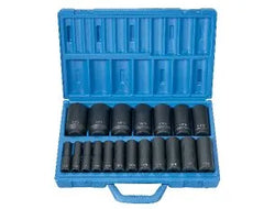 Grey Pneumatic 1319D 19-Piece 1/2" Drive SAE Deep Socket Set