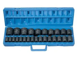 Grey Pneumatic 1326M 26-Piece 1/2" Drive Metric Socket Set
