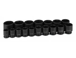 Grey Pneumatic 8017 17-Piece 3/4" Drive SAE Socket Set