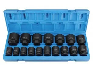 Grey Pneumatic 8017 17-Piece 3/4" Drive SAE Socket Set