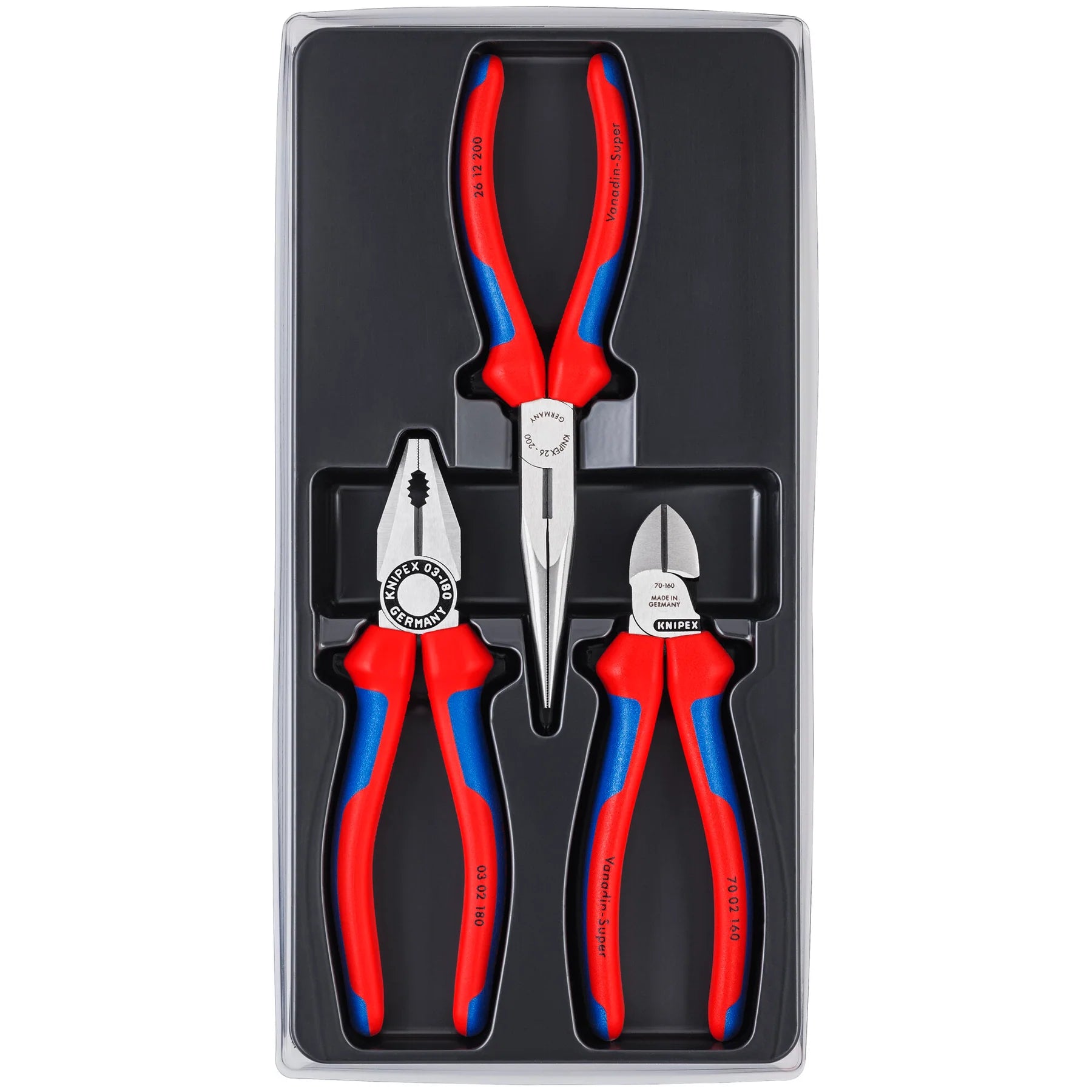 KNIPEX 00 20 06 US4 3-Piece Pliers Set