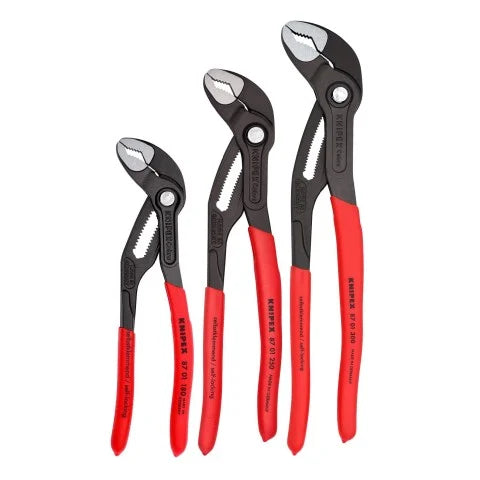 KNIPEX 00 19 55 S8 3-Piece Cobra Pliers Set