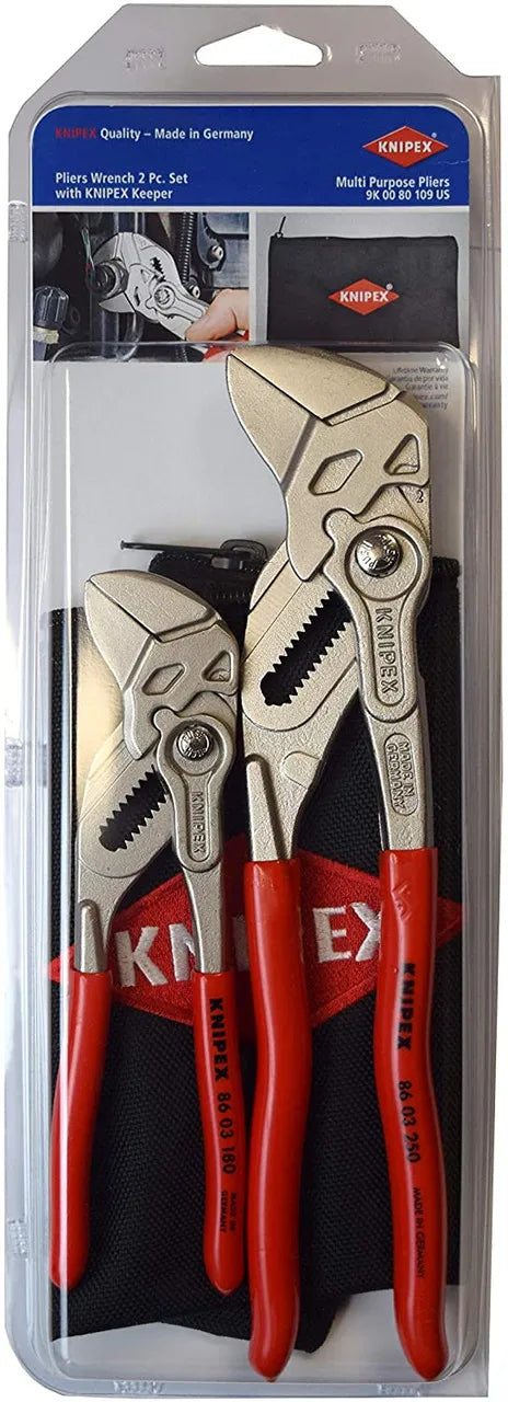 KNIPEX 9K 00 80 109 US 2-Piece Pliers Wrench Set