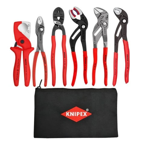 KNIPEX 9K 00 80 180 US 6-Piece Plumbing Pliers Set