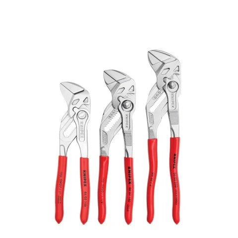 KNIPEX 00 20 06 US2 3-Piece Pliers Wrench Set