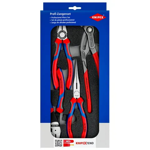KNIPEX 00 20 01 V15 4-Piece Pliers Set