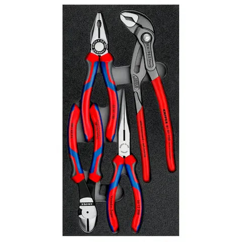 KNIPEX 00 20 01 V15 4-Piece Pliers Set