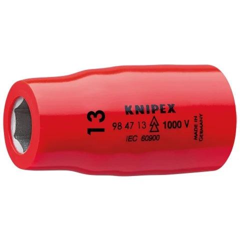 KNIPEX 98 99 11 S6 10-Piece 1/2 in Drive Metric 1000V Socket Set