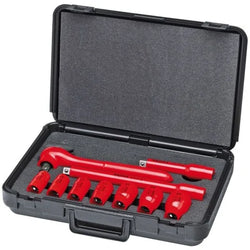 KNIPEX 98 99 11 S6 10-Piece 1/2 in Drive Metric 1000V Socket Set