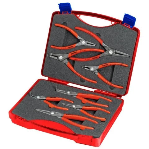 KNIPEX 00 21 25 8-Piece Precision Snap Ring Pliers Set
