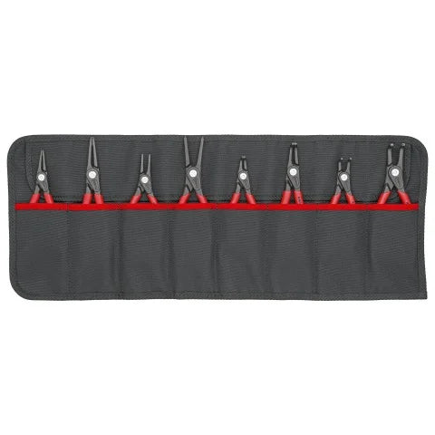 KNIPEX 00 19 58 V02 8-Piece Precision Snap Ring Pliers Set