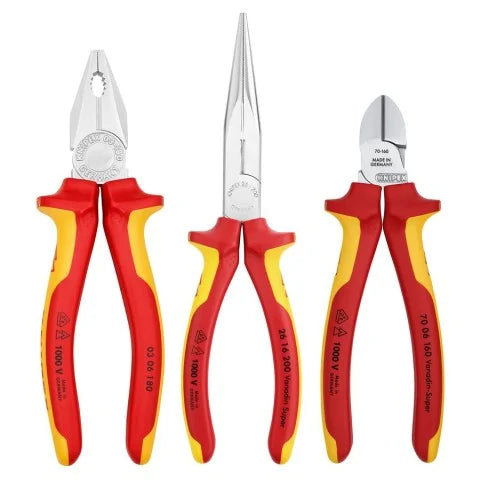 KNIPEX 00 20 12 3-Piece 1000V Tool Set