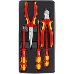 KNIPEX 9K 98 98 21 US 5-Piece Pliers & Driver 1000V Set