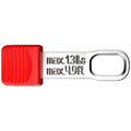 KNIPEX KNIPEXTEND Tethered Color Clips, Red