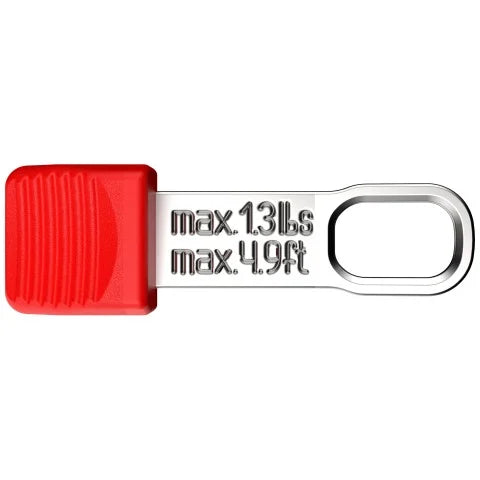 KNIPEX KNIPEXTEND Tethered Color Clips, Red
